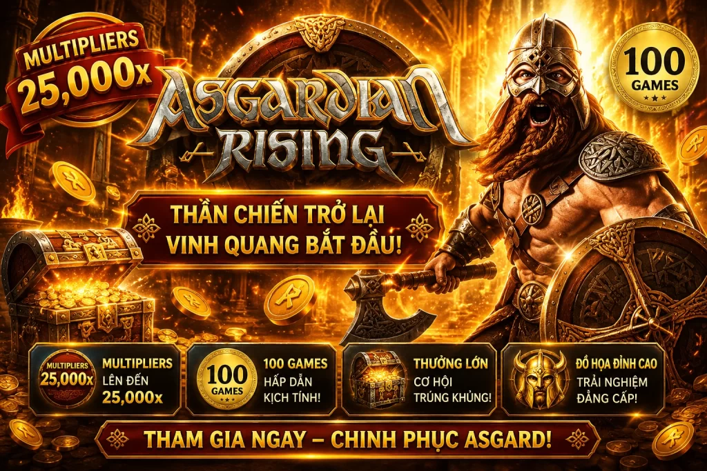 QH88 ASGARDAN RISING – Hành Trình Khám Phá Thế Giới Thần Thoại Bắc Âu