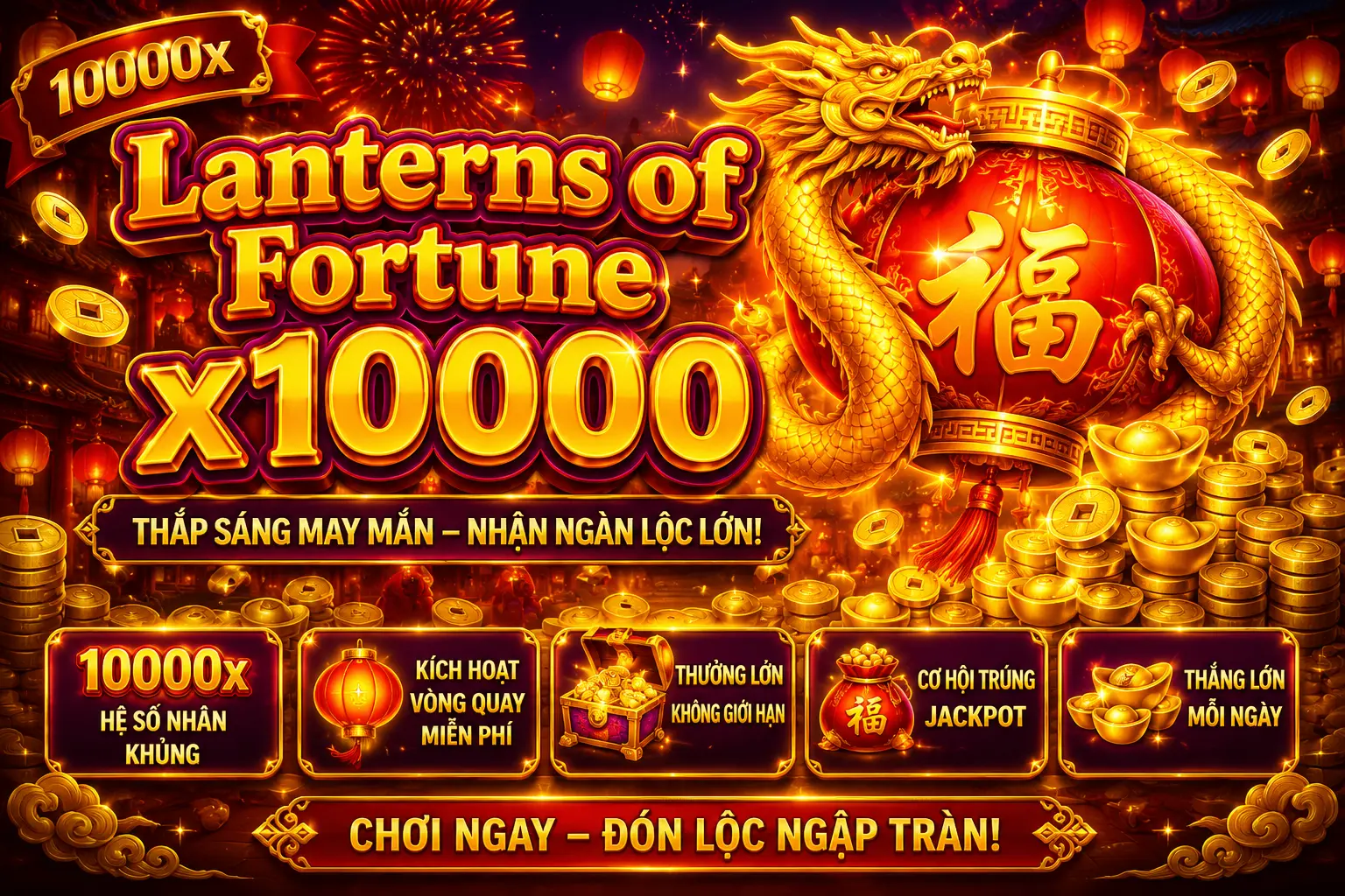 QH88 Lanterns of Fortune – Trải Nghiệm Không Gian Lễ Hội Rực Rỡ